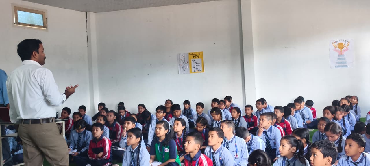 Delivered a lecture on meteorology and aviation with curious and cheerful students of ICON Public School, Pithoragarh